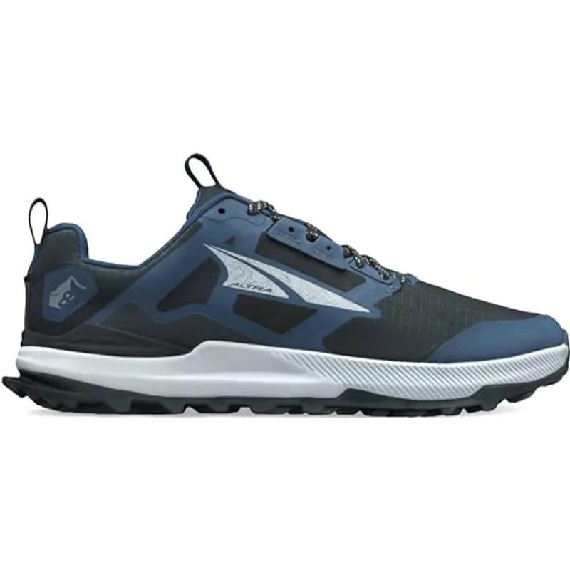 ALTRA Men's Lone Peak 8 Trail Running Shoe, Navy/Black, 10.5 Wide