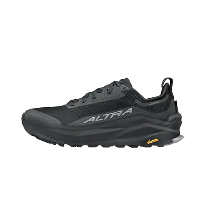 ALTRA Men's Olympus 6 Trail Running Shoe, Black/Black, 11