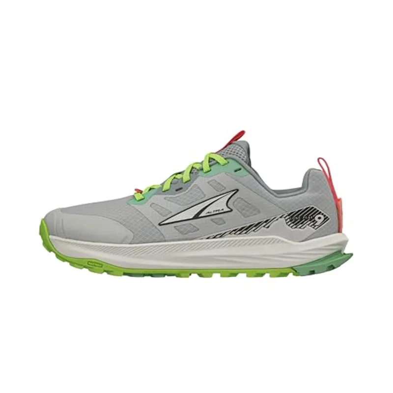 ALTRA Women's Lone Peak 9 Trail Running Shoe, Gray/Lime, 10 Wide