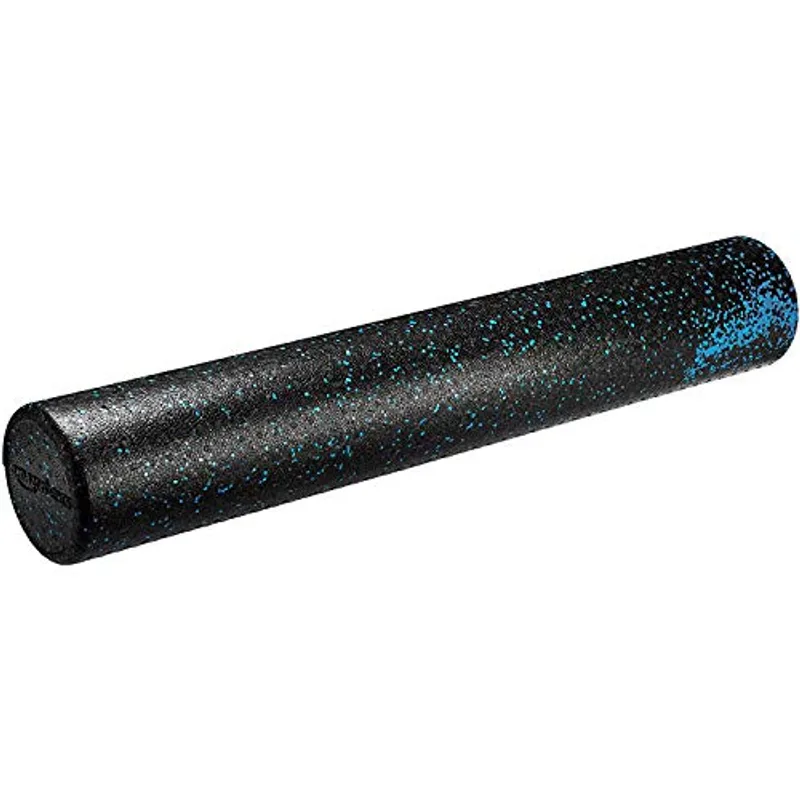 Amazon Basics High Density Foam Roller for Exercise and Recovery, 36 Inches, Blue Speckled