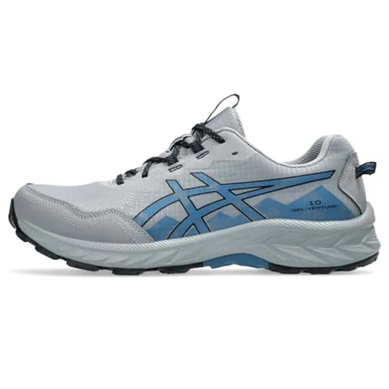 ASICS Men's Gel-Venture 10 Trail Running Shoe, 10.5, Gravel/Winter SEA