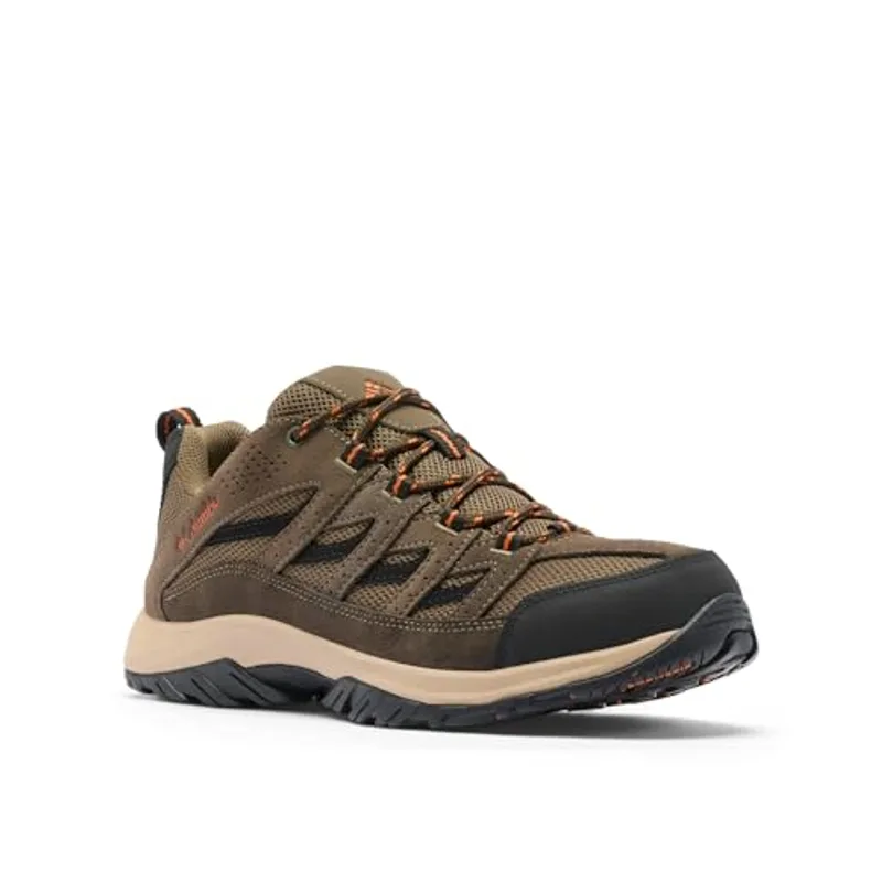 Columbia Mens Crestwood, Camo Brown/Heatwave, 11