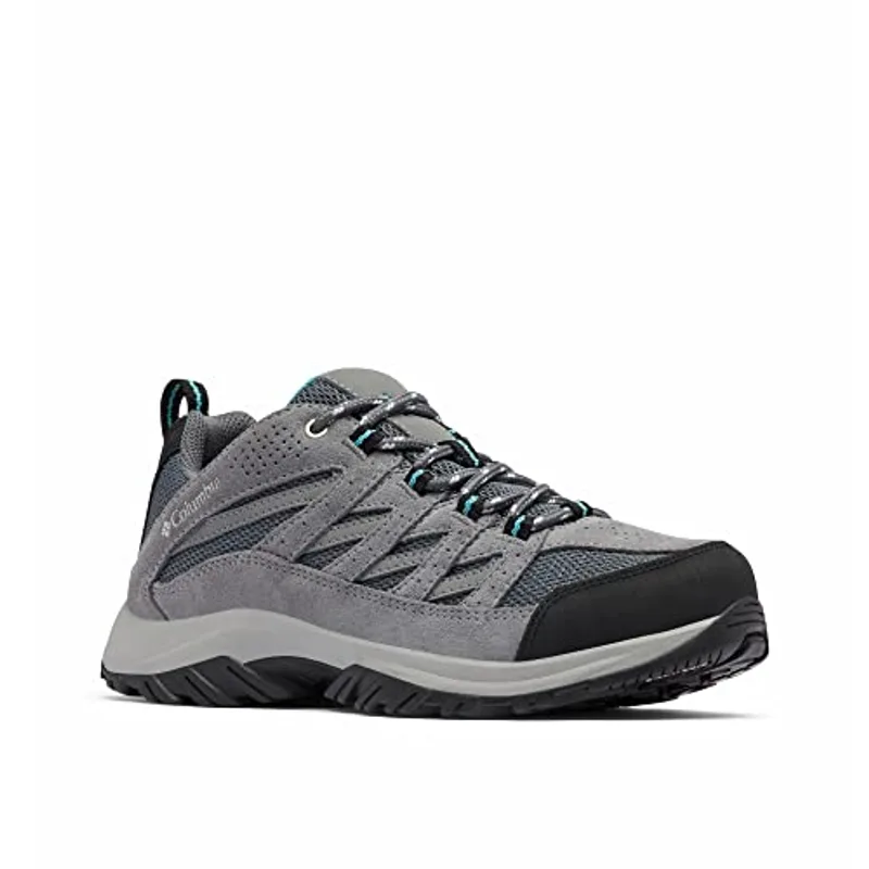 Columbia Womens Crestwood Hiking Shoe, Graphite/Pacific Rim, 9