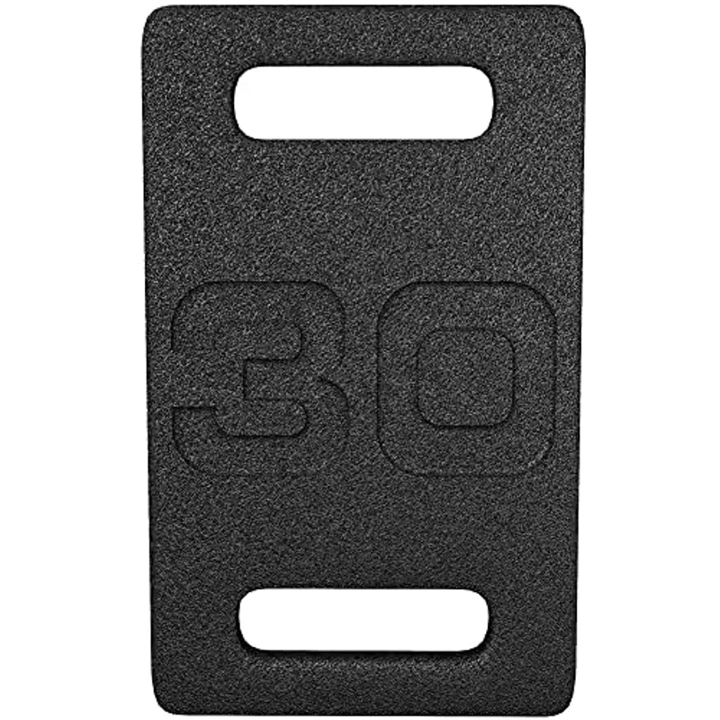 Fitvids Cast Iron Plate, Weighted Plate for Swings, Squat, Strength Training, Fitness Workout, and Home Exercises, 30-Pound