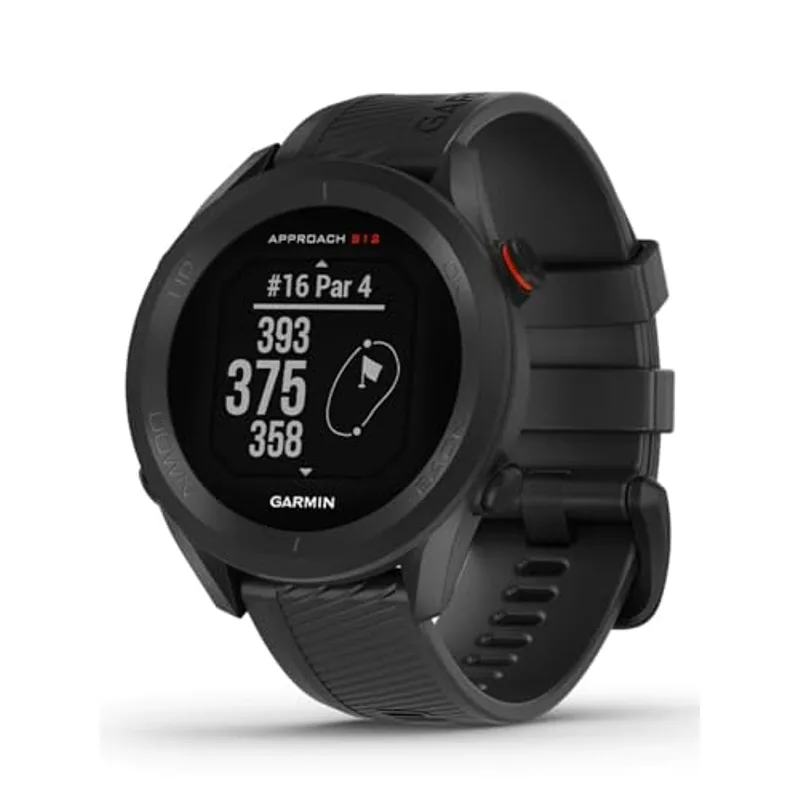 Garmin Approach S12, Easy-to-Use GPS Golf Watch, 42k+ Preloaded Courses, Black, 010-02472-00