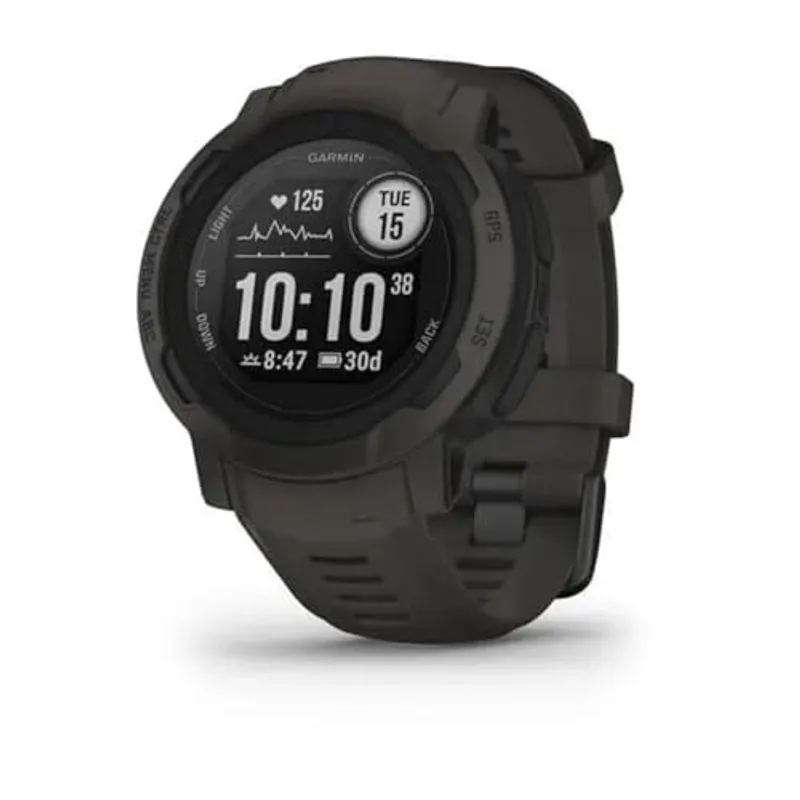Garmin Instinct 2, Rugged Outdoor Watch with GPS, Built for All Elements, Multi-GNSS Support, Tracback Routing and More, Graphite - 010-02626-10