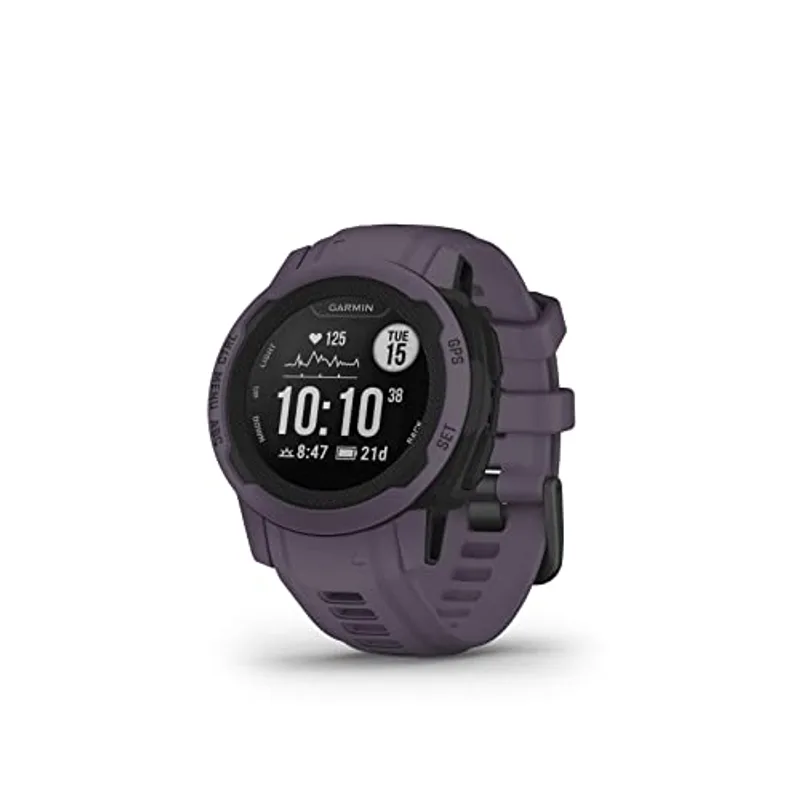Garmin Instinct 2S, Smaller-Sized Rugged Outdoor Watch with GPS, Built for All Elements, Multi-GNSS Support, Tracback Routing and More, deep Orchid