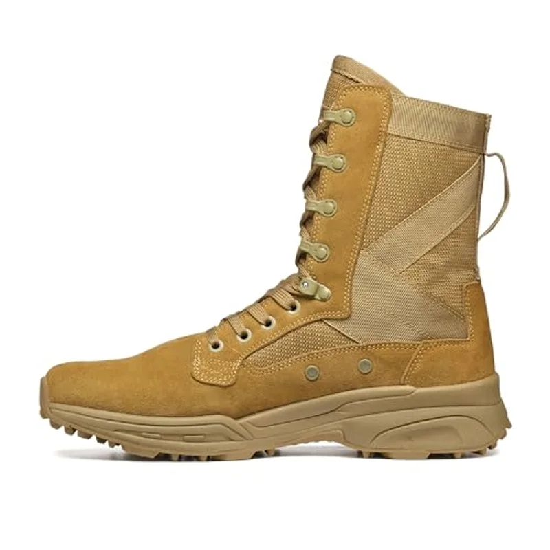 GARMONT TACTICAL T8 NFS 670 T.A.A. Military Combat Boots for Men and Women, Army, Air Force, T.A.A., AR670-1 and GSA Compliant Footwear, Lightweight, Suede Leather, Size 9