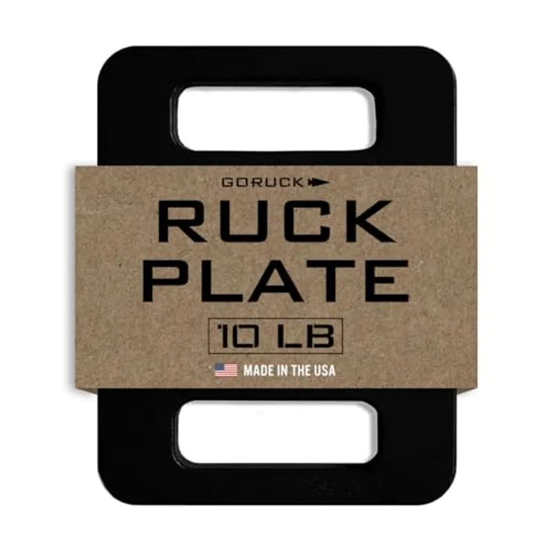 GORUCK Ruck Plate 10LB - USA Made Weighted Plates for Rucking, Strength Training & Fitness, Compatible w/Rucker & Ruck Plate Carrier