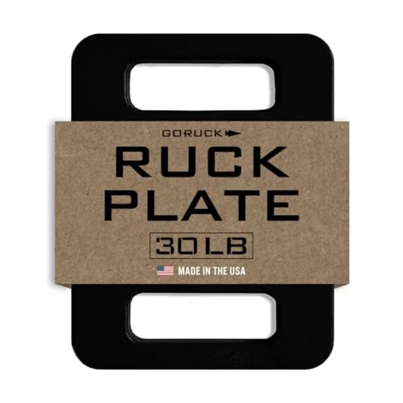 GORUCK Ruck Plates 30LB - USA Made Weighted Plates for Rucking, Strength Training & Fitness, Compatible w/Rucker & Ruck Carrier