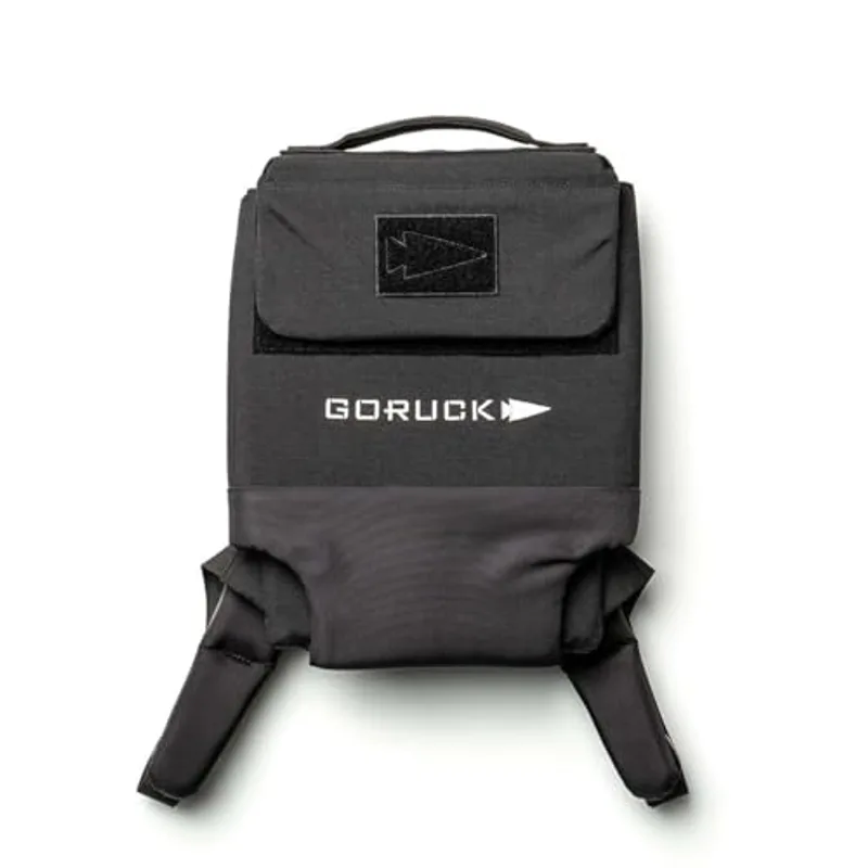GORUCK Ruck Plate Carrier 3.0 - Streamlined Weighted Rucking Backpack w/Ergonomic Back Support & Extra Padded Straps - Compatible Ruck Plates, Black