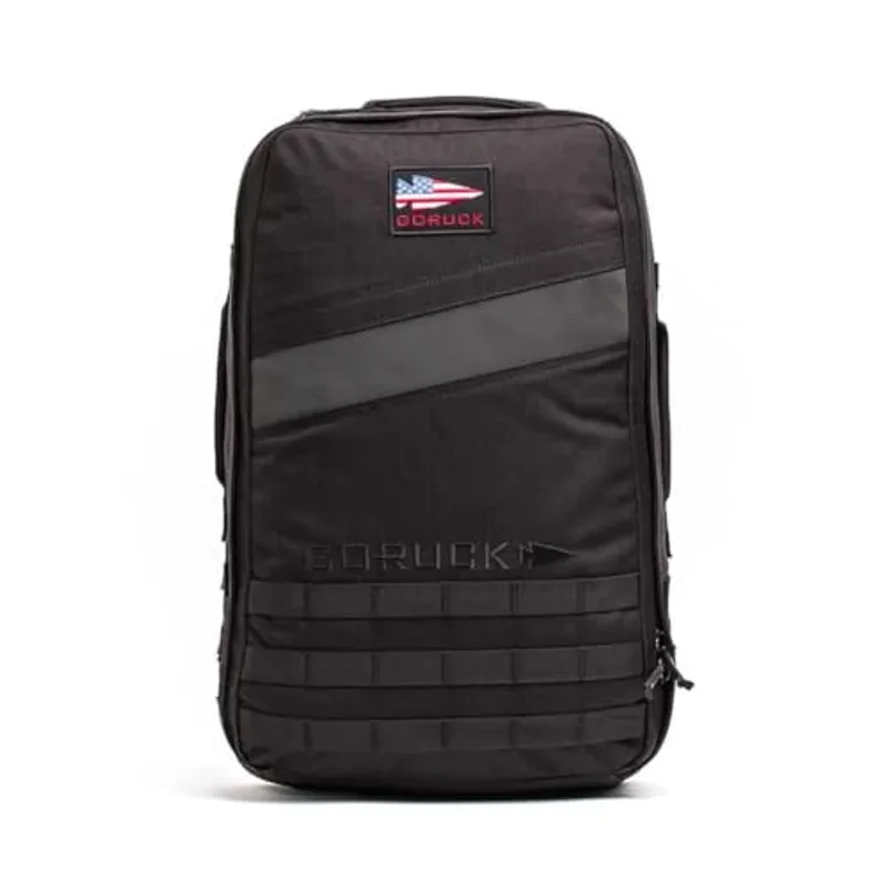GORUCK Rucker 4.0 25L Black - Purpose Built Rucking Backpack, Military Weight Training Rucksack w/Ruck Plate Pocket and Extra Padded Straps
