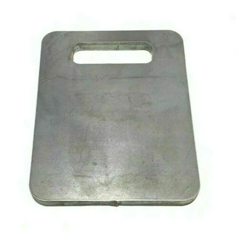 Harness Machine & Fab 40Lb Ruck Weight, Gray, Steel, 9" x 11.50" x 1.50"