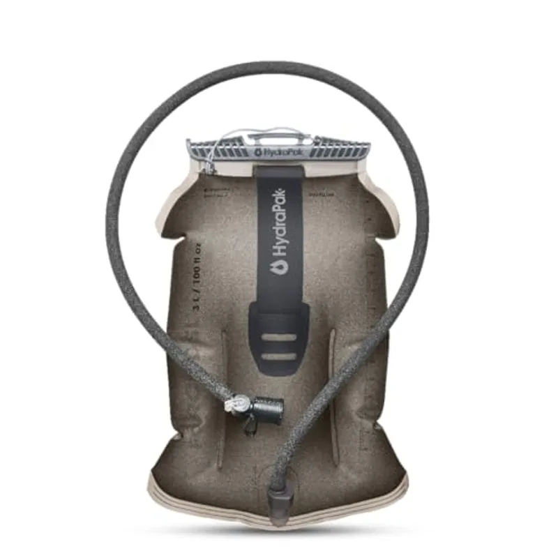 Hydrapak Force DSL Ultra-Durable Water Bladder/Reservoir for Tactical Hydration Backpacks & Plate Carriers, 3-Liter, Low-Profile, Insulated Tube, Safe & Reliable