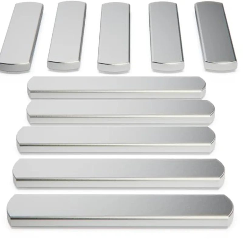 Mavee Fractional Weight Vest Plates, 10 Pack (3.5 Lbs Total / 4.7 Inch), Electroplated Rustproof Solid Steel Inserts for Rucking, Tactical Carrier & Strength Training