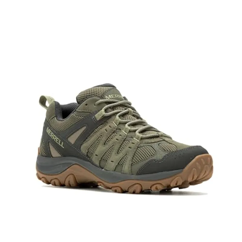 Merrell Men's Hiking Hiking Shoe, Olive/Moss, 10.5