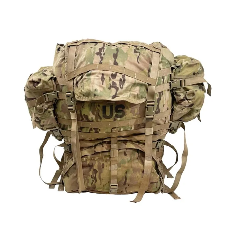 MOLLE Rucksack oper camo pattern – Large Capacity Tactical Military Pack, Durable Cordura, Hydration Compatible, operational combat pattern Camo Field Gear for Hiking, Camping, Bug Out & Outdoor Use