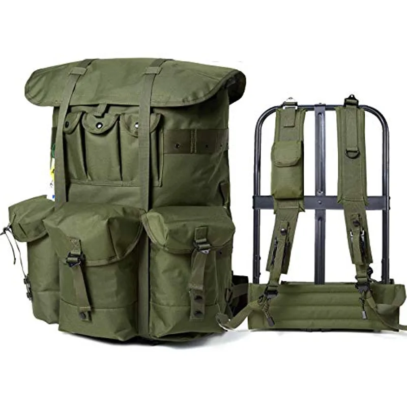 MT Military Alice Pack Large Army Survival Combat ALICE Rucksack Backpack 55L Olive Drab