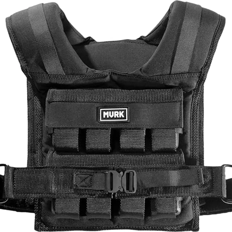 MVRK Weighted Vest Men 35lbs - Weighted Workout Vest With Removable Iron Weights, Heavy Duty Adjustable 0-35 lb with 16 Iron Weight For Functional Training & Calisthenics - Weight Vest for Men and Women
