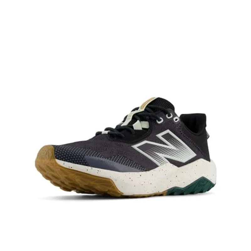 New Balance Men's DynaSoft Nitrel V6 Trail Running Shoe, Phantom/Natural Mint/Sea Salt, 10 M