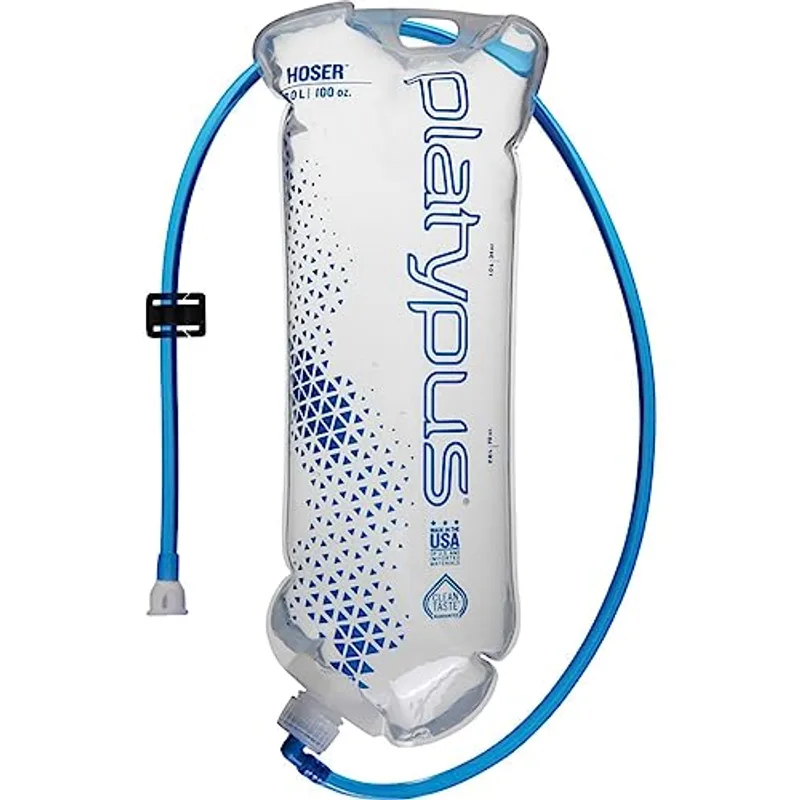 Platypus Hoser Hands-Free Hydration System Water Reservoir, 3-Liter, with Fast Flow Valve, one color