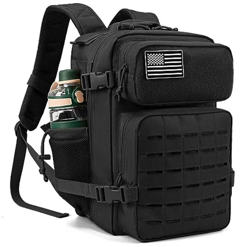 QT&QY 25L Laser Cut MOLLE Tactical Rucksack