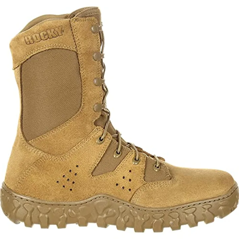 ROCKY S2V Predator Military Boot, Coyote Brown, Size 10.5(M)