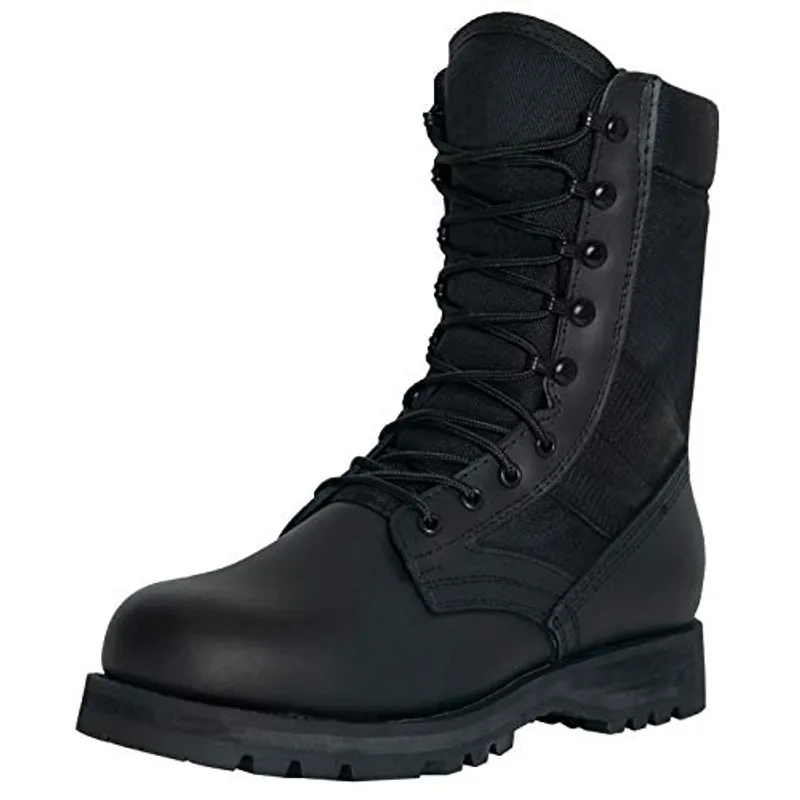 Rothco Sierra Sole Tactical Boots, 8 Inch, Black, Regular, 11