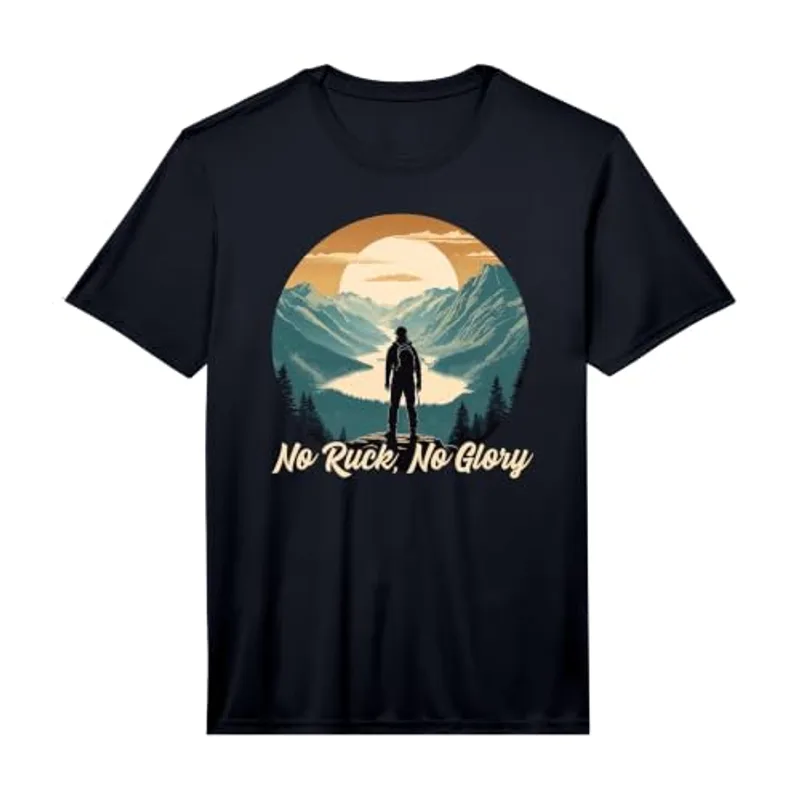 Rucking, No Ruck No Glory, Tactical Fitness, Ruck Performance T-Shirt