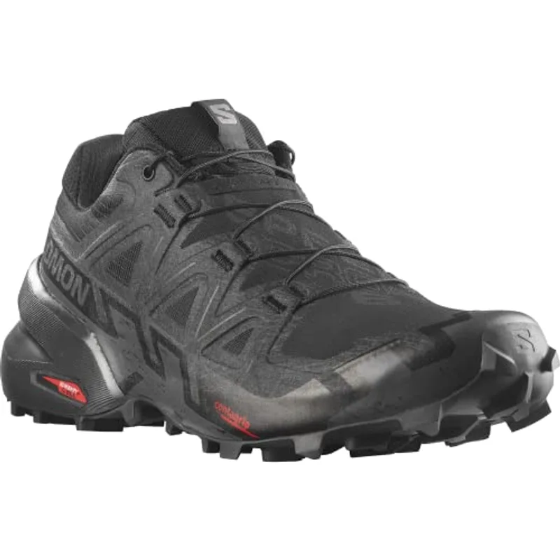 Salomon Mens Speedcross 6 Black/Black/Phantom 9.5 Medium