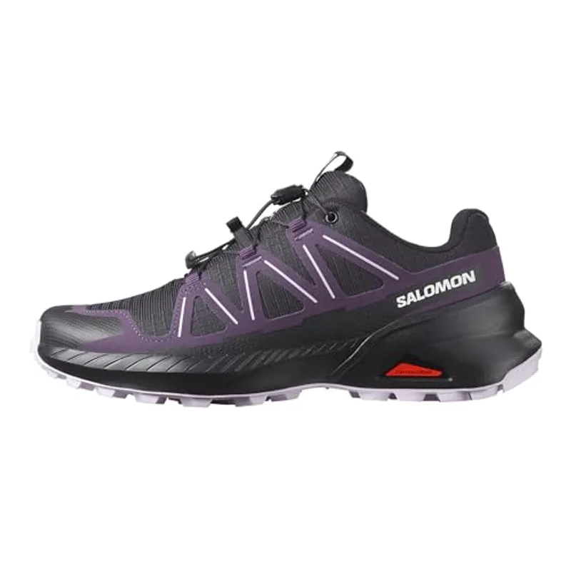 Salomon Women’s Speedcross Peak Trail Running Shoes - Black/Nightshade/Orchid Petal - 9