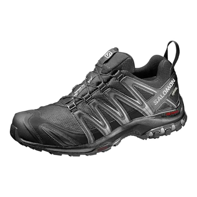 Salomon Men’s XA PRO 3D Gore-Tex Waterproof Trail Running Shoes - Black/Black/Magnet - 9.5