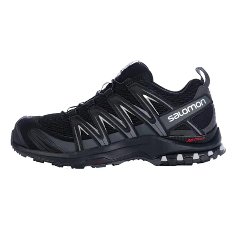 Salomon Men’s XA PRO 3D Trail Running Shoes - Black/Magnet/Quiet Shade - 9
