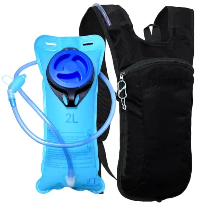 SoJourner Hydration Pack Backpack, 2L, USA - Solid Black
