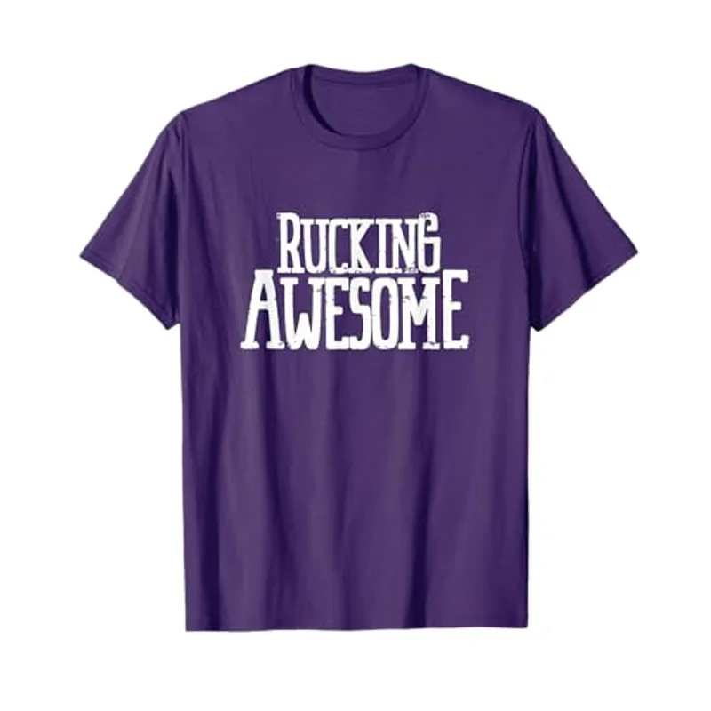 The Rucking Backpack Rucking Awesome Team T-Shirt - Men's Black Vintage Rucking T-Shirt - Small