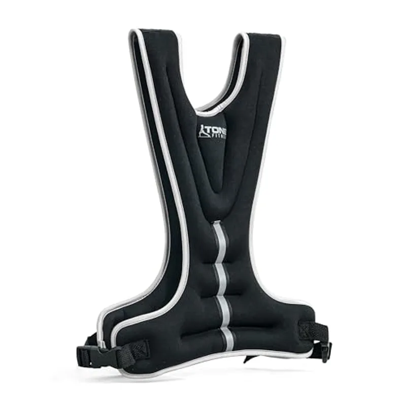 Tone Fitness 8lb Weighted Vest, Black
