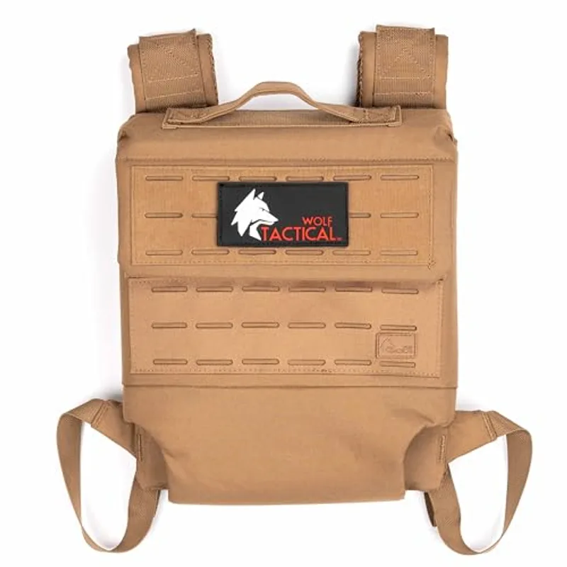 WOLF TACTICAL Weighted Backpack Rucking Backpack for Weight Plates Rucksack for Running Walking Strength Training